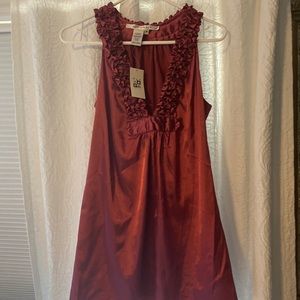 NWT max studio purple tip with front detailing